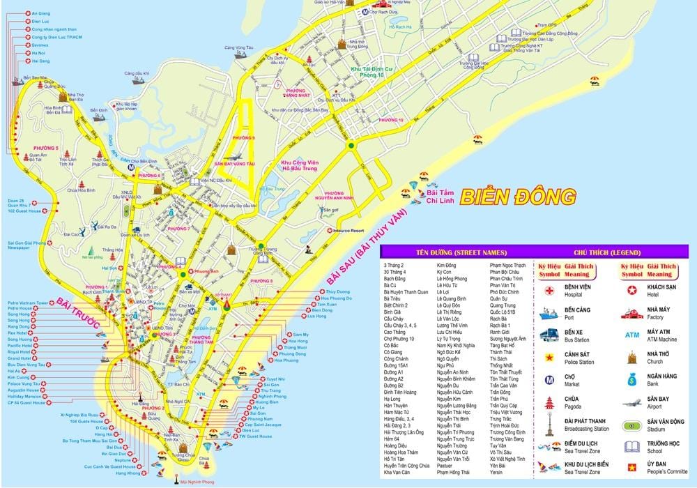 નકશો હો ચી મિન્હ સિટી પોર્ટ